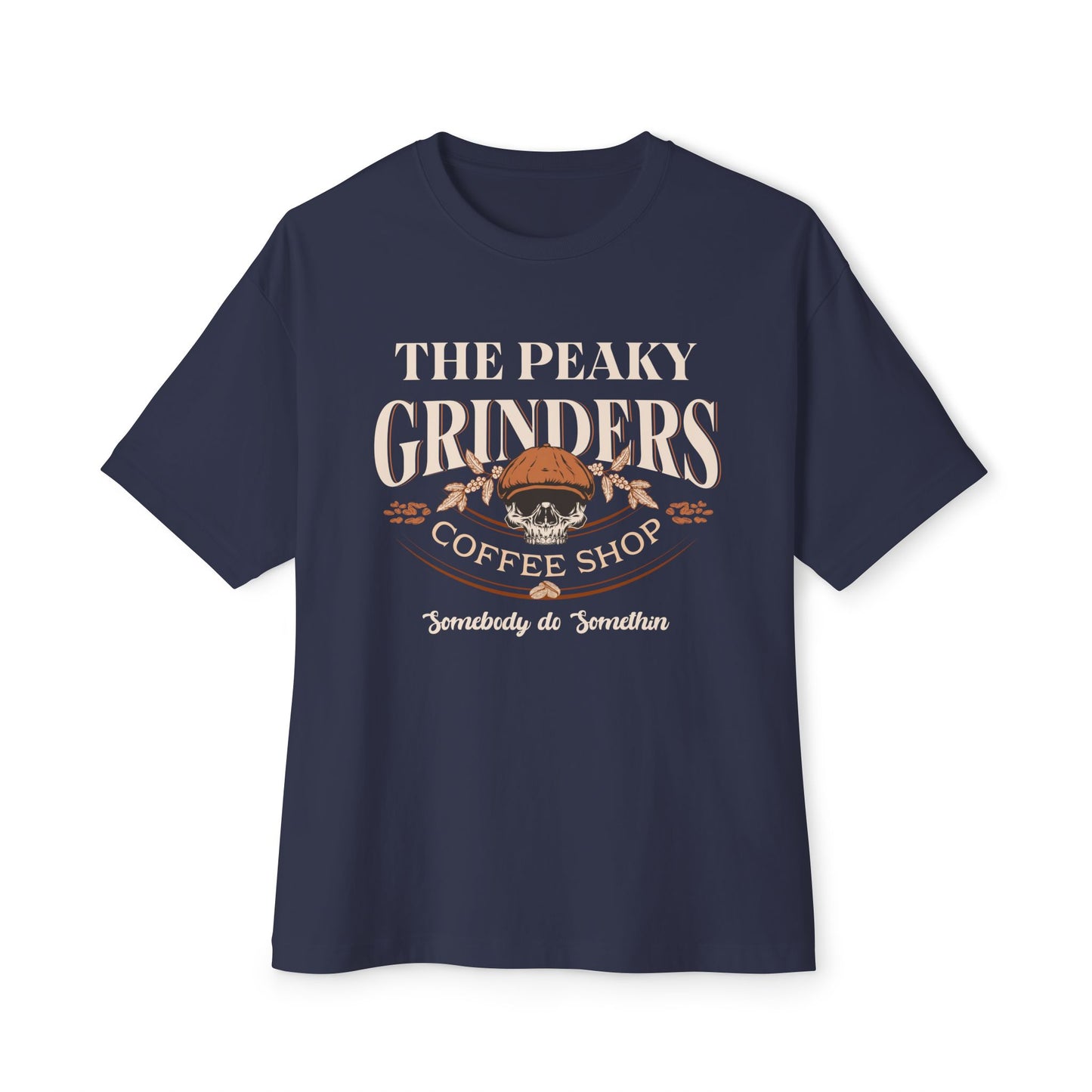 Oversized Tee - Peaky Grinders Coffee Shop