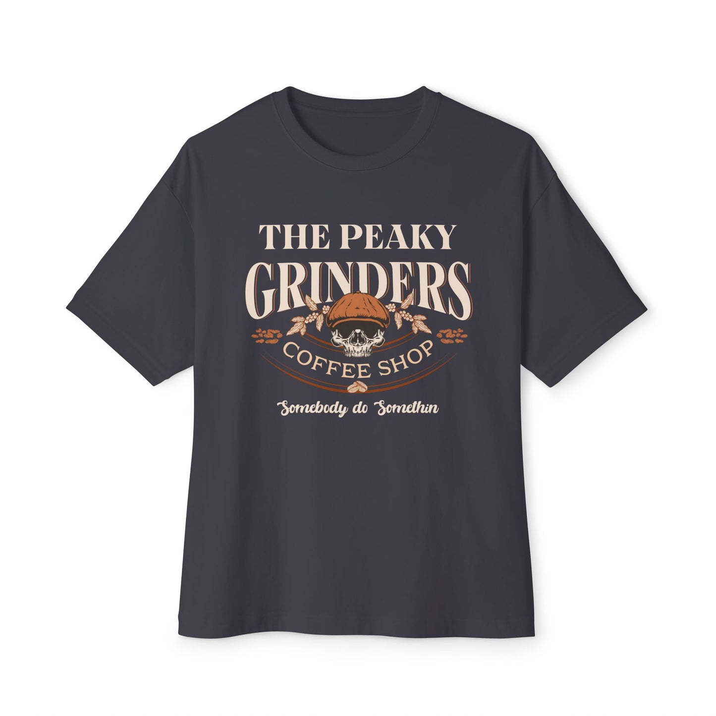 Oversized Tee - Peaky Grinders Coffee Shop