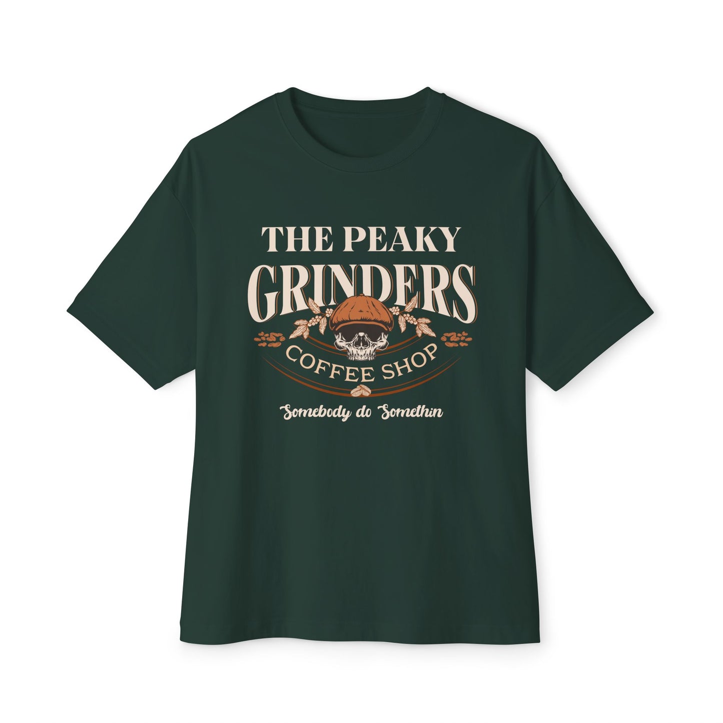 Oversized Tee - Peaky Grinders Coffee Shop
