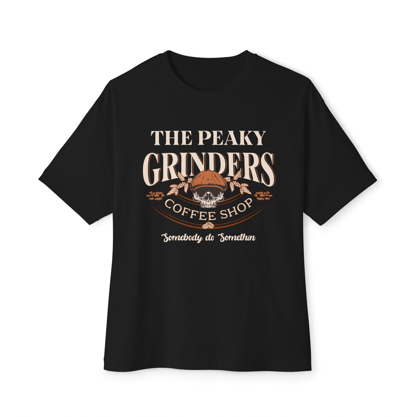 Oversized Tee - Peaky Grinders Coffee Shop